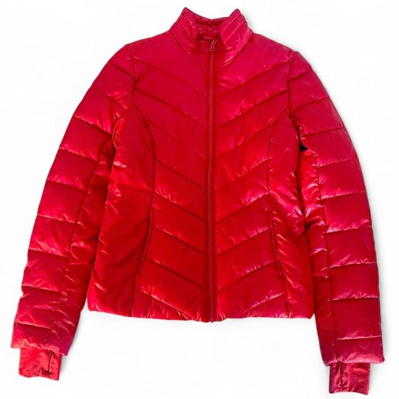 Jackets & Blazers - Red Winter Puffer Jacket - Small